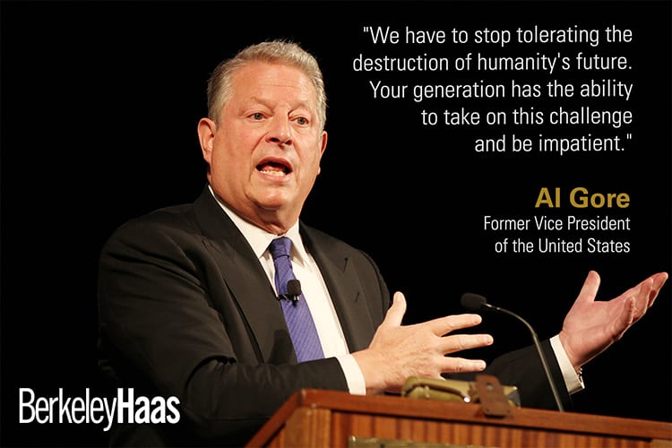 Al Gore at Dean's Speaker Series: We Are Going to Solve the Climate