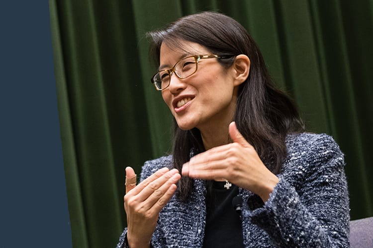 Ellen Pao speaks at Haas on diversity and inclusion in tech.