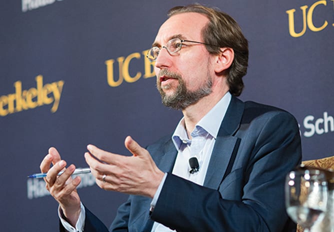 Zeid Ra’ad Al Hussein, high commissioner for human rights, United Nations