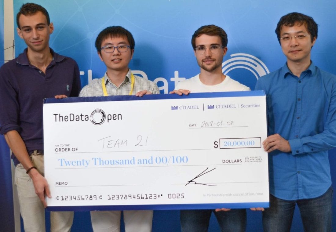 "The Data Open" Winners