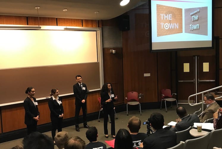 Presenting their case at Indiana University