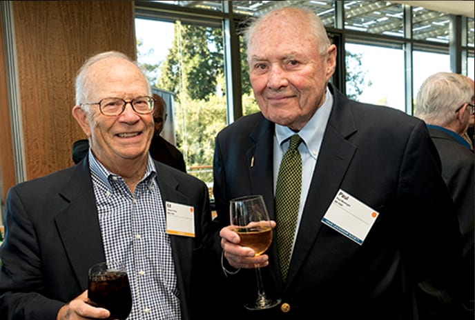 Ed O'Dea, MBA 64, and Paul McKnight, BS 50