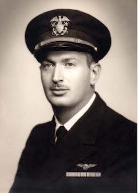 Helzel flew as a navigator on Navy planes during WWII.