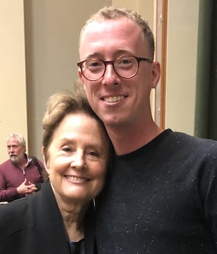 Alice Waters with John Monaghan, MBA 20
