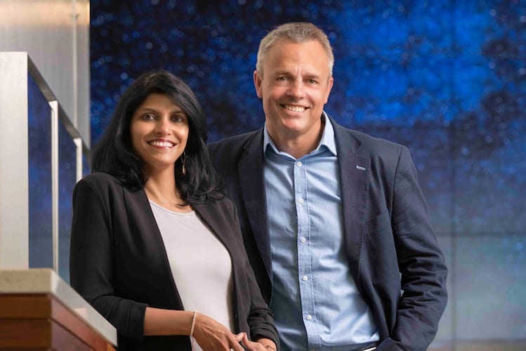 Gauthier Vasseur and Beena Ammanath, founders of the AIAI initiative with Haas