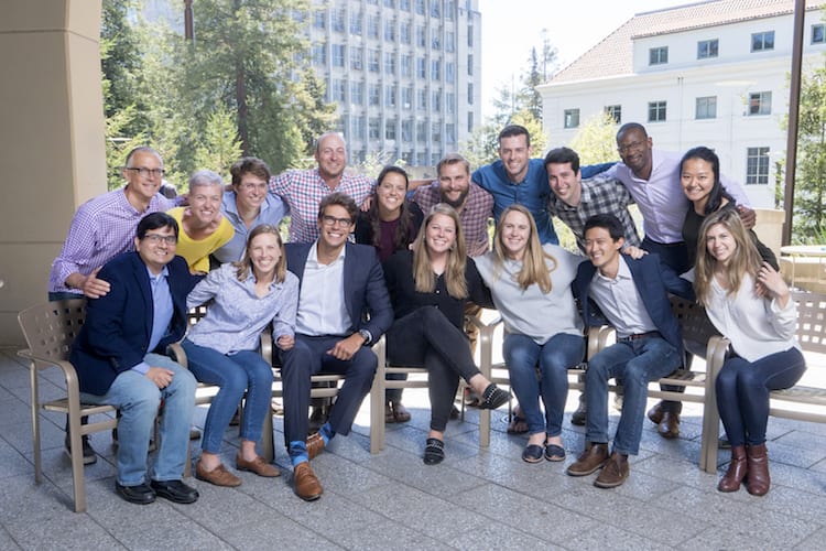 MBA students who managed the Haas Sustainably Investment Fund