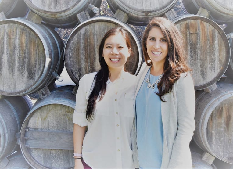 Kim Long (left) and Samantha Penabad founded GivingFund