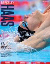 Summer 2021 Cover featuring Olympic Swimmer