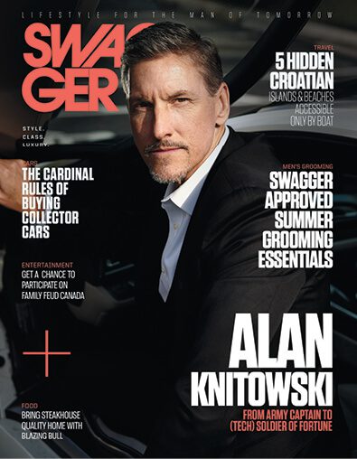 Alan Knitowski, MBA 97, on the cover of Swagger magazine.