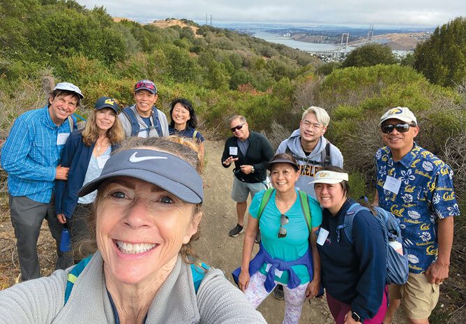 Members of the East Bay Chapter on a hike.