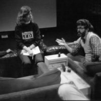 Patricia Rose Duignan with George Lucas.