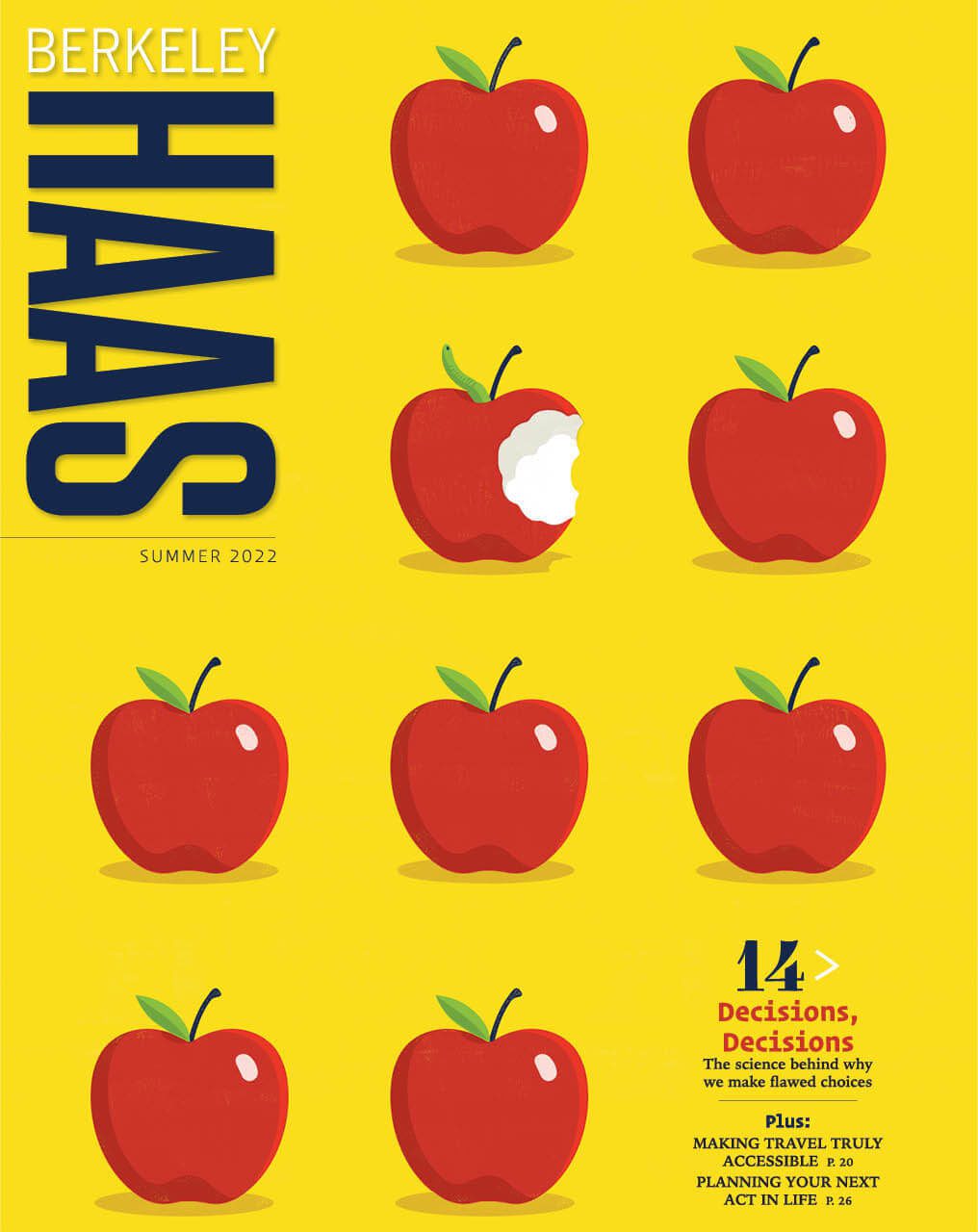 Cover of summer 2022 Berkeley Haas magazine.