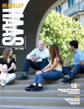 Cover of Fall 2022 issue of Berkeley Haas magazine.