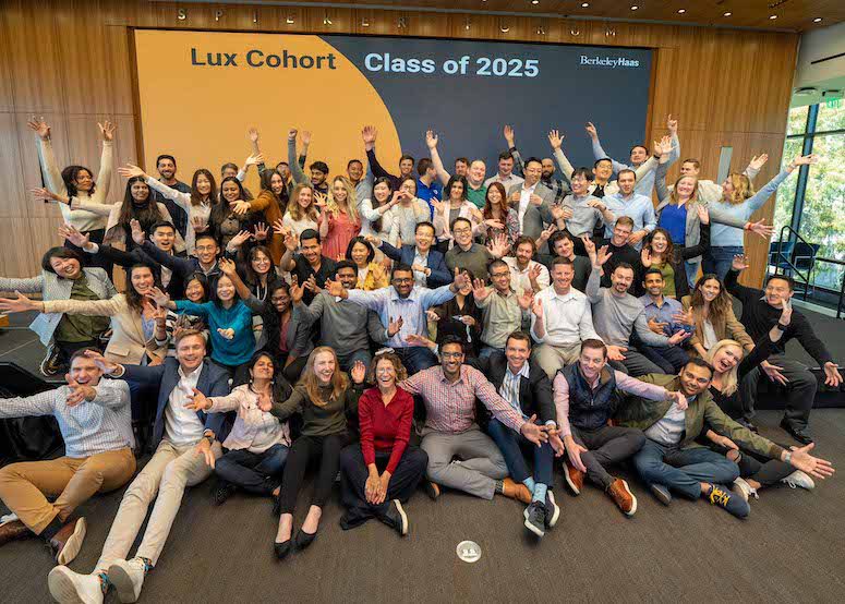 a cohort of students in the Flex MBA program