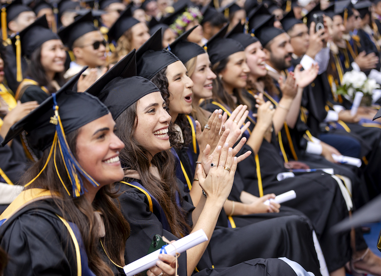 2024 MBA graduates at commencement