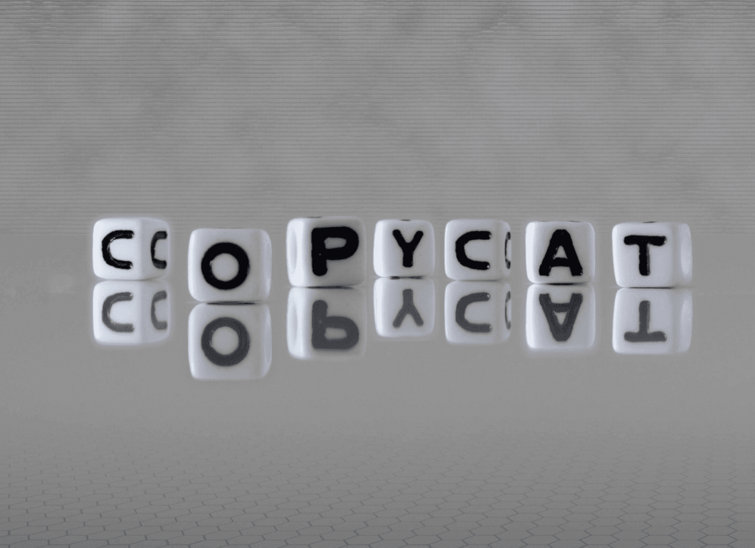 Letters spelling out the word "CopyCat"