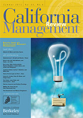 Special Issue of California Management Review Explores Intellectual Property